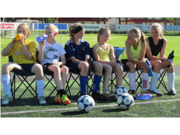 Portabel avbytarbänk - 6 platser