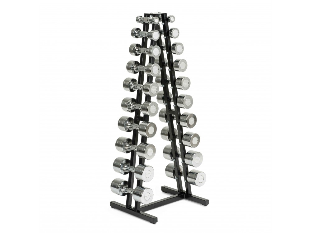 Hantel Krom Premium Set 1-10 kg inkl. Ställ 