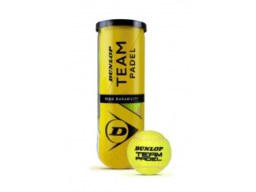 Padelboll Dunlop Team 3 st/fp