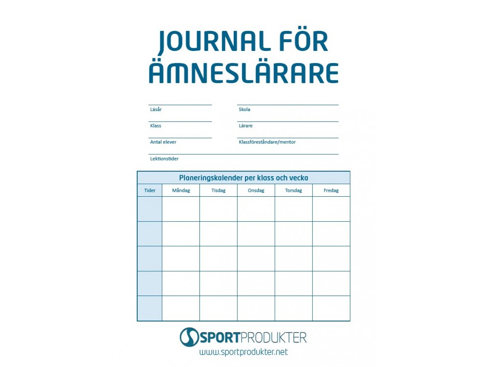 Journal För Ämneslärare A4
