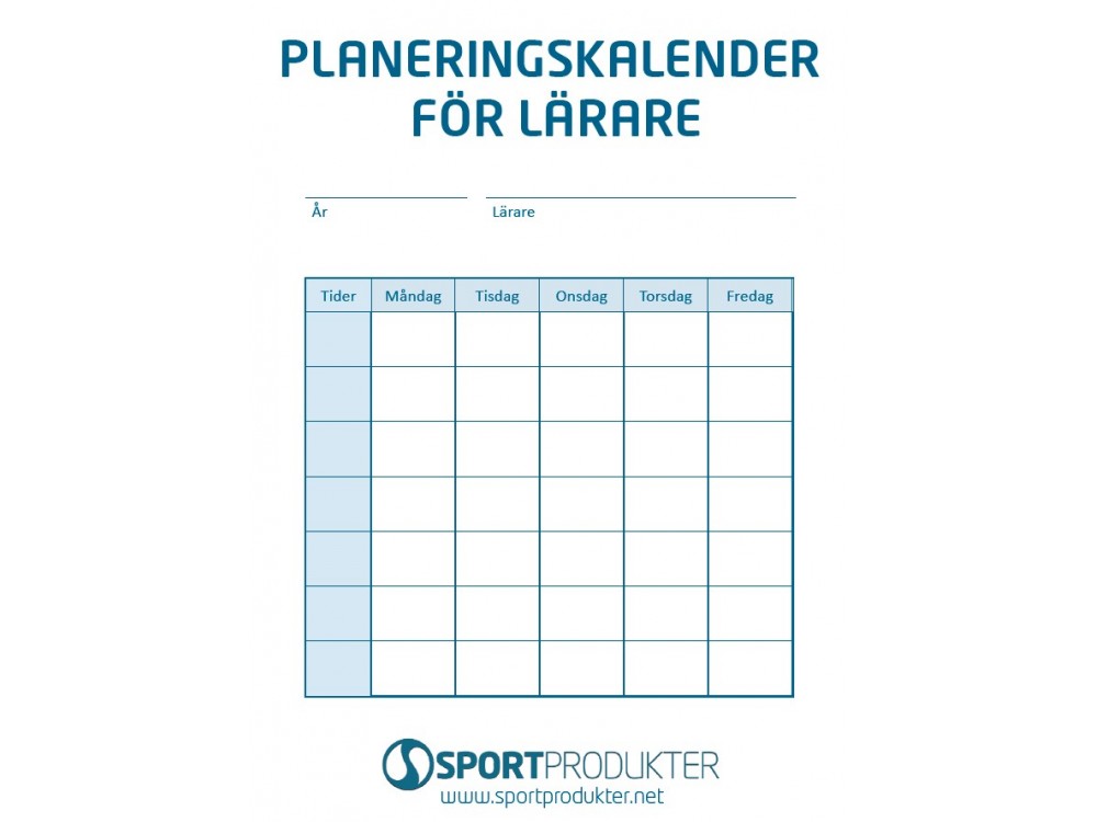Planeringskalender A4